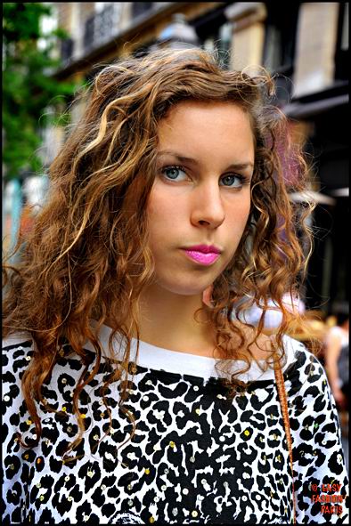 Trendy brown wavy hair with curls. Trendy brown wavy hair with curls