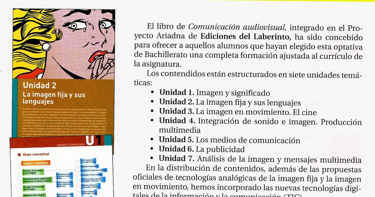 Cultura Audiovisual - Bachillerato de Artes : Libros de
