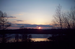 Winter Sunset over Little Friess Lake