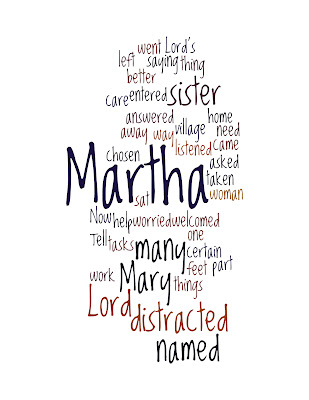 Rectory Musings Word as a Wordle  7th Sunday After Trinity