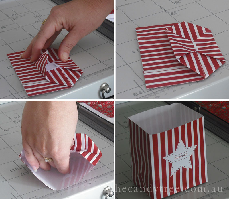 Sweet Little Parties {create} mini popcorn boxes tutorial