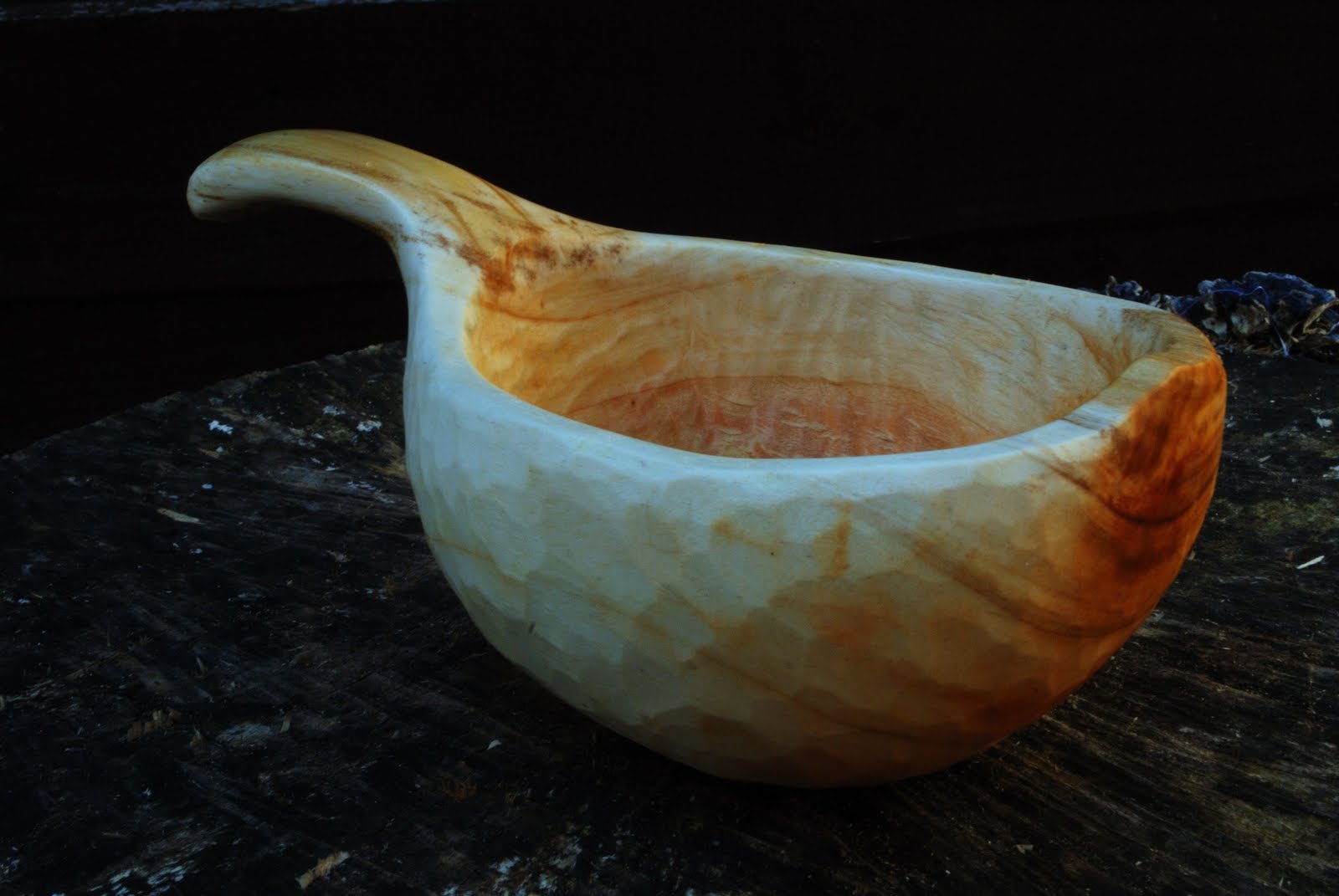 Simon Hill Green Wood Carving Finished another Kuksa