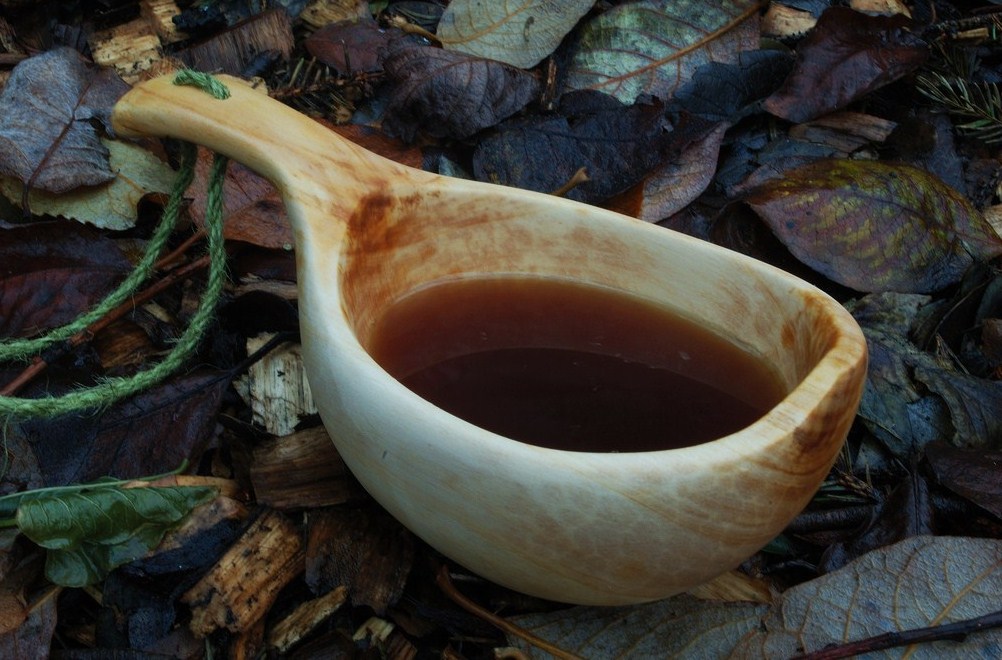 Simon Hill Green Wood Carving Willow Kuksa