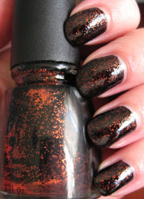 Above & Below: China Glaze's exclusive Black Magic for Victoria Nail Supply