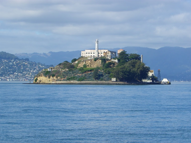 L'ancienne prison d'Alcatraz, au milieu de la baie de San Francisco