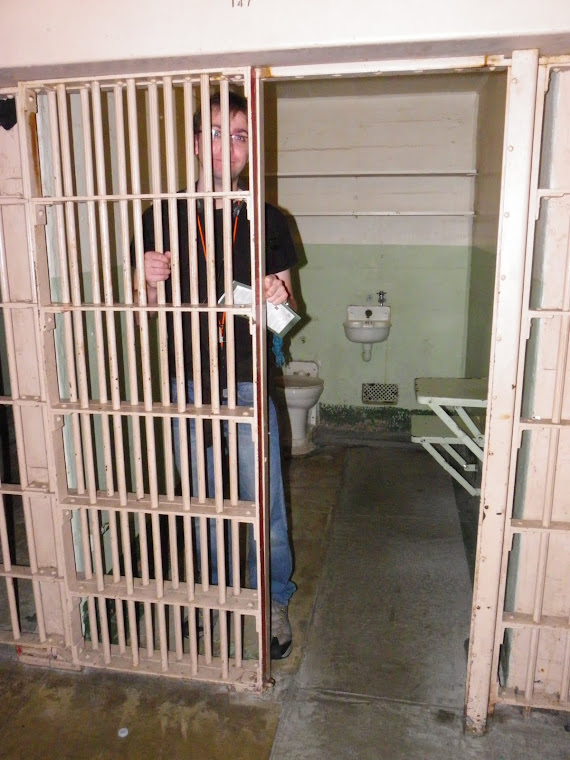 Jonathan dans une cellule d'Alcatraz - San Francisco