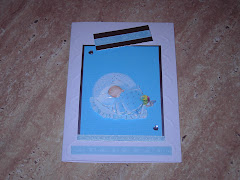 Birth of baby boy card