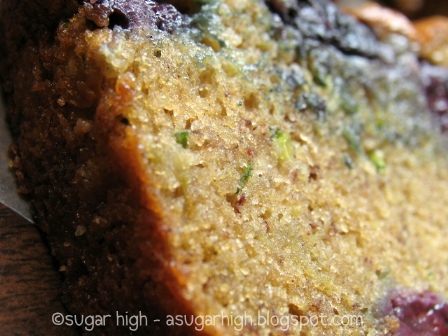 Sugar High: Blueberry Zucchini Banana Bread