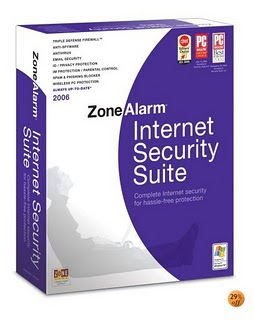 B000B5I0O2.01. PE29 .ZoneAlarm Internet Security Suite 2006. SCLZZZZZZZ  Zone Alarm Internet Security 7.0   Completo