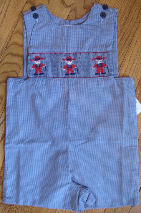 smocked ole miss baby clothes