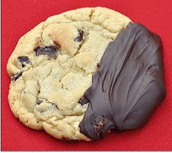 Chocolate Dipped Chocolate Chip Cookie