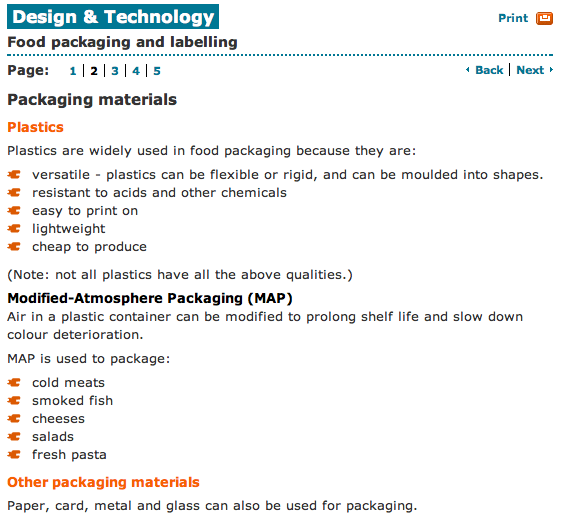 Design Context Bbc Bitesize Food Technology