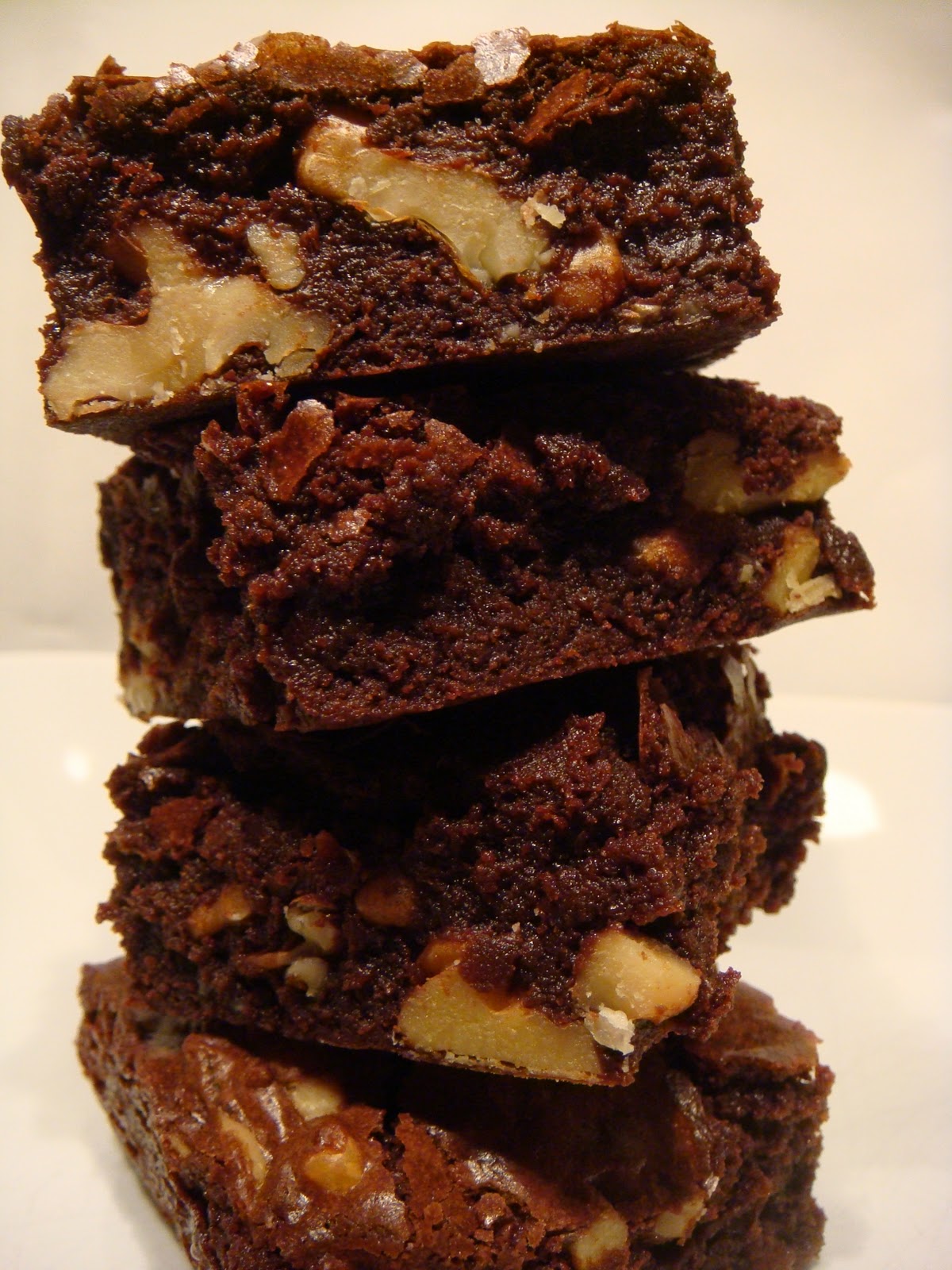 Delicious Dishings Cocoa Brownies With Brown Butter And Walnuts