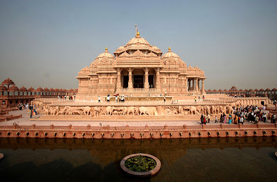 Delhi Akshardham Temple Complex Front View