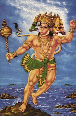 மங்களம்  Pancha+Mukha+Hanuman