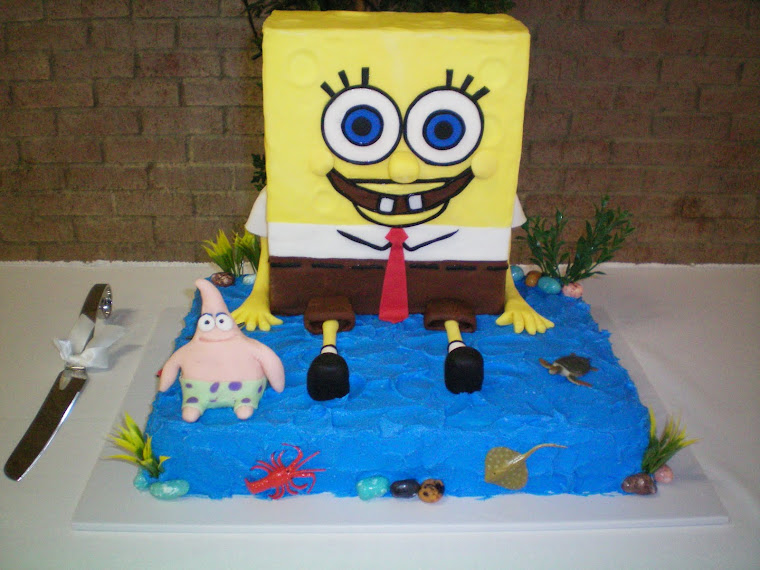 SpongeBob Groom's Cake