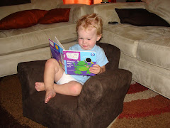 Kaleb in his new rocker!