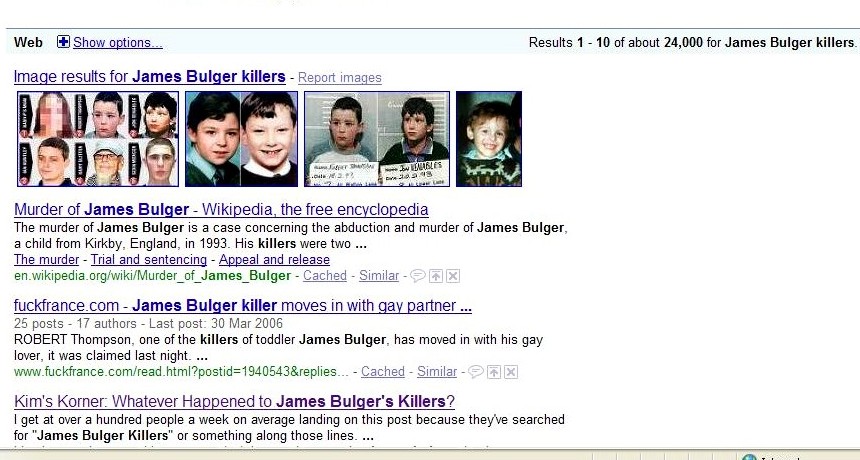 Jamie bulger killers released picture