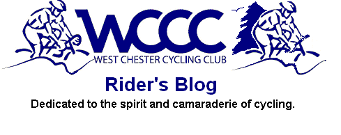 WCCC Rider's Blog