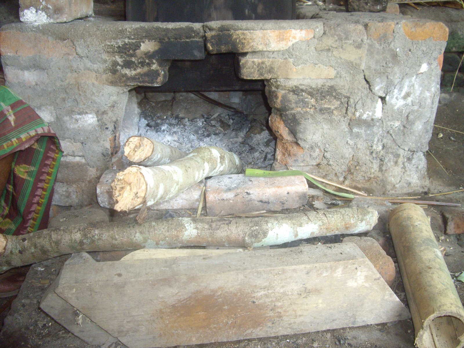 Family Business Coffee Production, 2008.  Lungsiakan Village Near Ubud.  Wood-Fired Stove