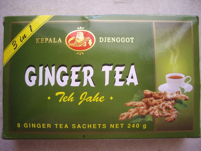 GINGER TEA FROM THE SPICE ISLANDS, KEPALA DJENGGOT BRAND.  AROMATIC, LUXURIOUS, AND SATISFYING
