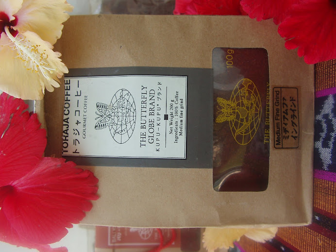 Paper Bag Packaging.  Magnificent, World-Renowned Toraja Coffee from Sulawesi