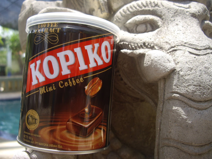 KOPIKO GIFT CAN.  COFFEE FLAVORED SUCKING CANDY--KOPIKO BRAND MINI COFFEE
