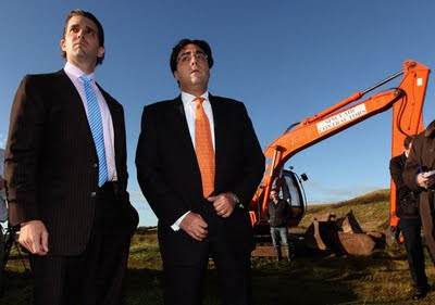look at this nice touch - the tie matching the digger look this nice touch of the tie matching the digger