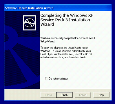 Installing Windows Xp Sp3 Performing Cleanup