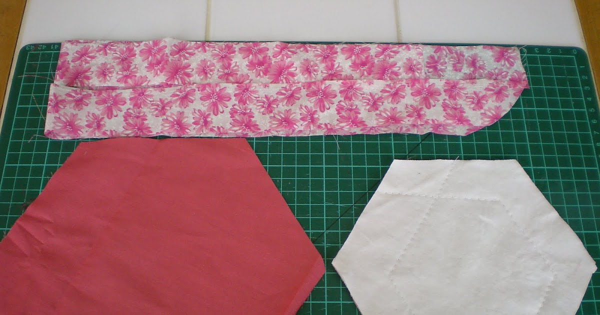 Penny's Hands No Bias Binding Hexagon Coaster