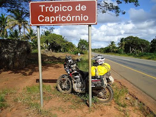 Aventura de Osvaldo Garcia na sua AJP Tropico+capricornio