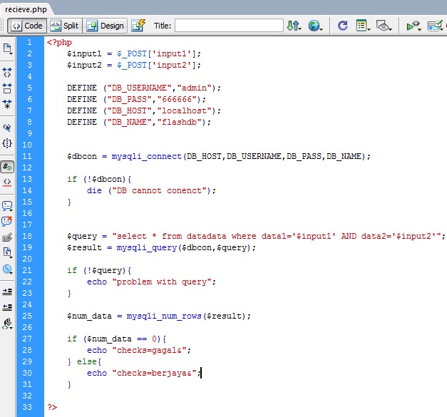 Tutorial Flash Database | cakap merah tutorial how can flash read data from Tutorial Flash Database | cakap merah tutorial how can flash read data from