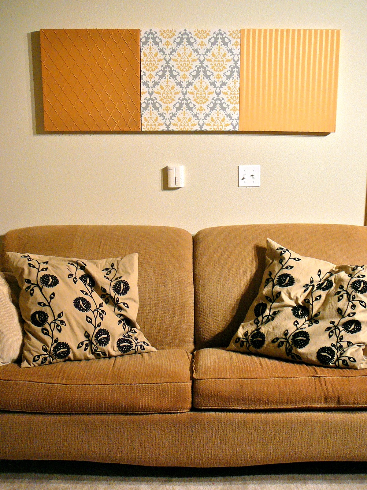 Pretty Dubs Fabric Frames Wall Art Tutorial