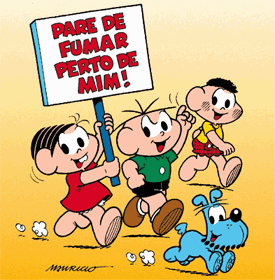 Dependências em pessoas idosas em fumagem