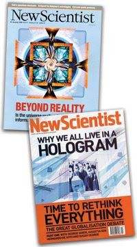 La edición del 27 de abril de 2002 de New Scientist publicó un artículo titulado El Universo Vacío