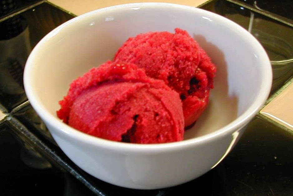 Cooking Tip of the Day Recipe Raspberry Sorbet