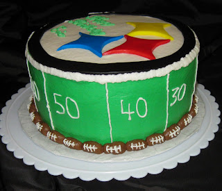 D's Cookie Jar & More: Steelers Birthday Cake