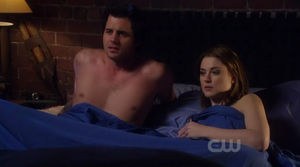 Kristoffer Polaha and Rafi Gavron are shirtless on the episode "Fo...