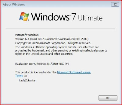 Screen Shot of Windows 7 build 7057 x64 ULTIMATE Screen Shot of Windows 7 build 7057 x64 ULTIMATE