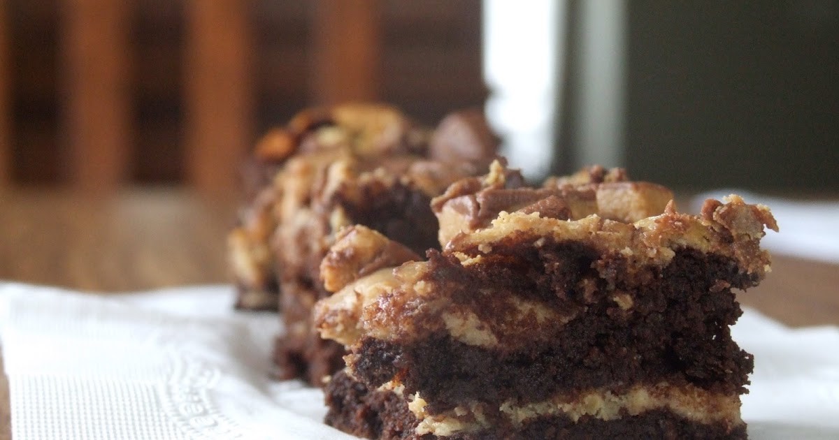 Lauren's Kitchen Double Peanut Butter Cheesecake Swirl Brownies