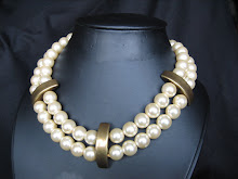 Pérola e Dourado Duplo / Pearl and Golden Double Necklace