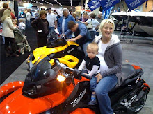 Linkin and Me at the boat show