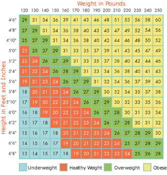 Standard Bmi Chart