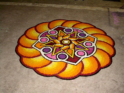 Parrot Rangoli