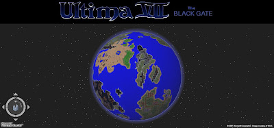 Mapping games such as Ultima