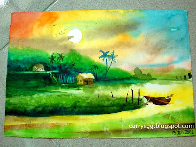 I love drawing scenery, like this: Other than watercolour artwork, I love drawing scenery, like this: Other than watercolour artwork,