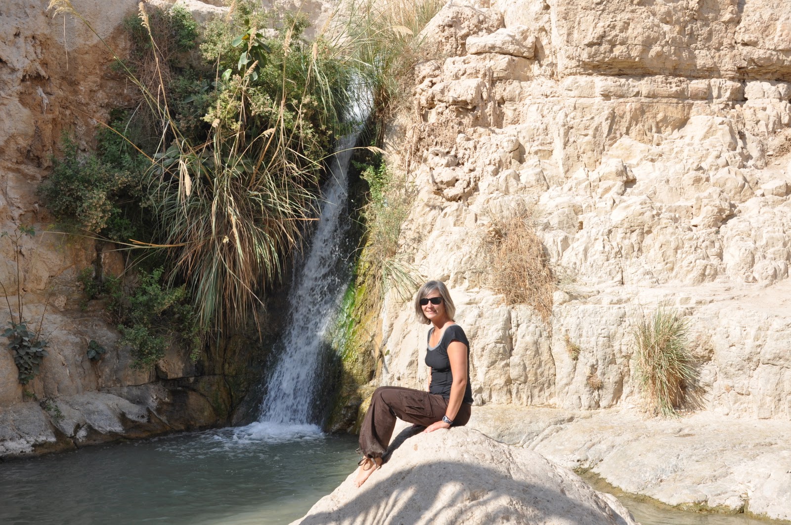 Jennifer's Trip to the Middle East: Nov 14 - Masada, Ein Gedi, Qumran Caves