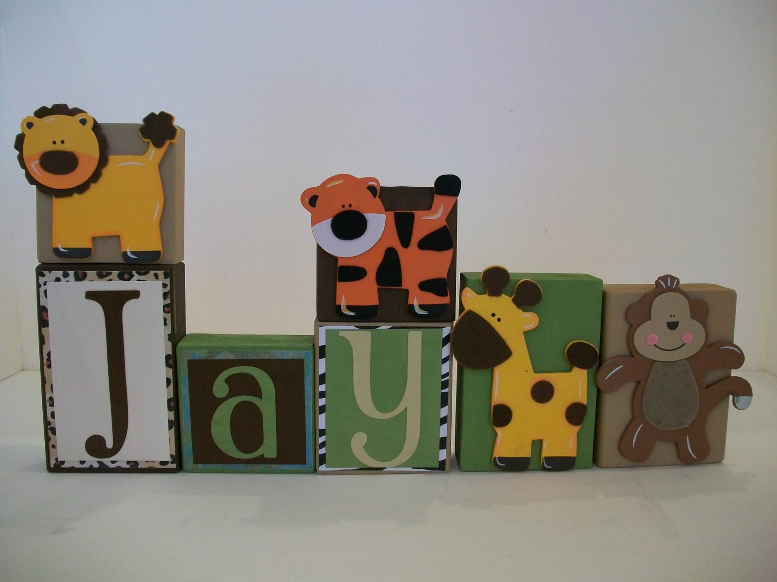 So Lovely Creations Personalized Wooden Blocks