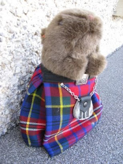 What does the Wombat wear under his kilt?