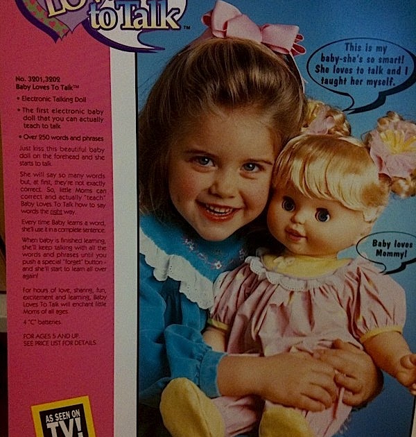 GirlsToysDolls Baby Loves to Talk by Toys from 1992 Catalog